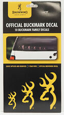 New Official Browning Buckmark Family Decal Set -10 Per Package-truckwindowcar