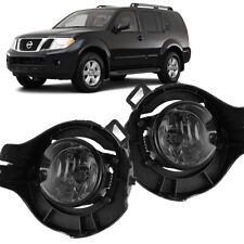 Fog Lights For 05-12 Nissan Frontier Pathfinder Painted Bumper Smoke Lamps Pair
