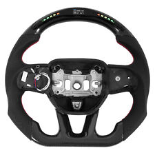 3k Carbon Fiber Racing Steering Wheel For Dodge Charger Jeep Grand Cherokee Srt