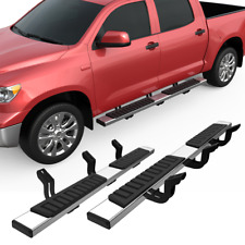 Pair 6 Nerf Bar Side Step Running Boards For 2007-21 Toyota Tundra Crew Max New