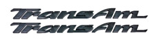 Black Door Letter Emblem Set 1993-2002 Pontiac Firebird Trans Am Models