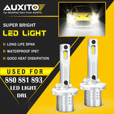 2x Auxito 880 Led Fog Light Bulb 6500k Xenon White High Power 890 892 893 899 Us