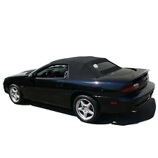 Fits Chevrolet Camaro 94-02 Convertible Top With Heated Glass Window Blk Vinyl