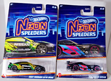 Hot Wheels-2023 Neon Speeders 2-pack Nissan Gt-r Srt Viper Gts-r