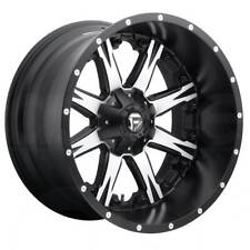 4-new 20 Fuel D541 Nutz Wheels 20x10 5x114.35x5 -24 Matte Black Machined Rims