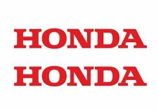 2 Honda Logo Red Decals Motorcycle Racing Car Stickers 7 X 1 Set Of Two