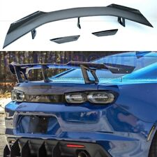 For Chevy Camaro 2016-2024 Zl1 1le Style 2d Rear Trunk Spoiler Wing Glossy Black