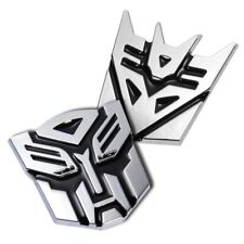 3d Logo Chrome Transformers Autobot Deception Auto Decal Sticker Badges Emblem