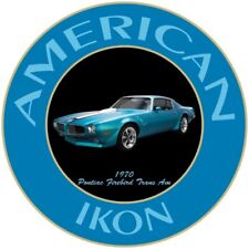 1970 Pontiac Firebird Trans Am New Sign 18 Dia. Round Usa Steel Xl- 4 Lbs