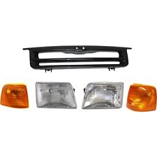 Headlight Kit For 1993-1994 Ford Ranger 4wd Styleside Includes Grille