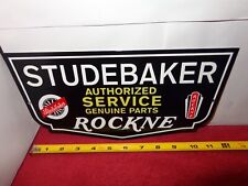 12x6 In Studebaker Automobile Sales Services Parts Adv. Sign Die Cut Metal Z264
