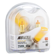 H7 Nokya Hyper Yellow Car Halogen Headlight Fog Light Bulb S1 Nok7616 Low Beam