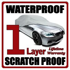 1 Layer Car Cover Breathable Waterproof Layers Outdoor Indoor Fleece Lining Fit