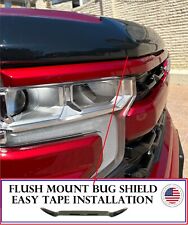 Bug Shield Hood Protector Tape On Smoked Deflector For Toyota Tundra 2022 2023