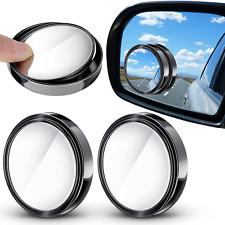 4 Pieces Blind Spot Mirrors Car Rear View Mirrors Wide View Angle Mirror Round H