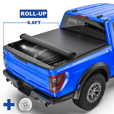6.6ft Roll-up Truck Bed Tonneau Cover For 1988-2007 Chevy Silverado Gmc Sierra