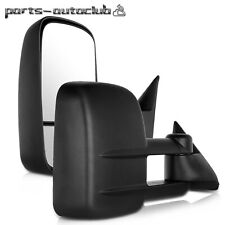 Power Side Towing Mirrors Pair Set For 1988-1998 Chevy Gmc Ck 1500 2500 3500
