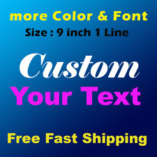 Custom Lettering Vinyl Decal Custom Text Window Door Bumper Cup Laptop Sticker