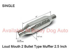 Slp Bullet Type Loud Mouth Ii Muffler Stainless With 2.5 Inout 310013818 Lm2