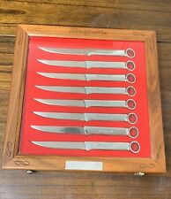 Snap-on 8 Piece Wrench Steak Knife Set In Collectors Box 1991