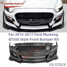 New For 2015 2016 2017 Ford Mustang Gt500 Style Shebly Facelift Front Bumper Kit