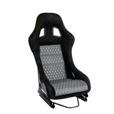 1 Pcs Car Fiberglass Racing Seat Breathable Mesh Fabric Bucket Seats Game Seat