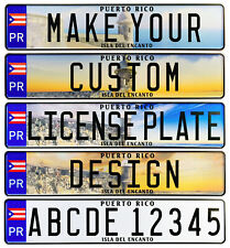 Puerto Rico Custom European License Plate