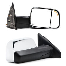 Tow Mirrors For 2002-2008 Dodge Ram 1500 2004-09 2500 3500 Power Heated Signal