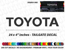 Toyota Tailgate Vinyl Decal Sticker Emblem Logo Graphic Pick Color - Usa Seller