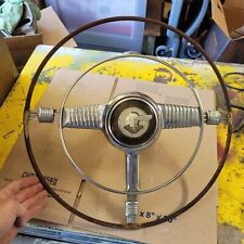 Rare Vintage Pontiac Steering Wheel Horn Ring 1940s Era -as Found Usa Car Part