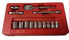 Snap-on 114atmp 14pc 14 Drive 6point Sae Shallow General Service Socket Set