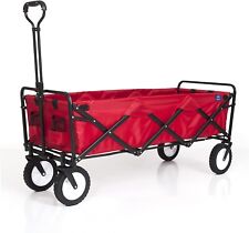 Mac Sports Wtcx-201 Extended Collapsible Folding Outdoor Utility Wagon Red