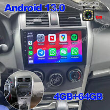 64g For Toyota Corolla 2009-2013 Car Gps Radio Stereo Carplay Player Bt Wcamera