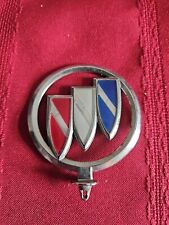 Vintage Buick Chrome Round Hood Ornament Emblem