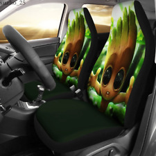 Baby Groot Marvel Car Seat Covers 2pcs Universal Fit Pickup Suv Seat Protectors