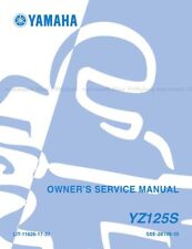 Yamaha Yz125 2004 2-stroke Repair Workshop Service Manual Lit-11626-17-37