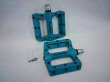 Puroma Non-slip Light Weight Mountain Bike Pedals Color Teal - Fits Most Bikes
