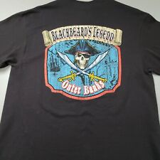 New Super Wings Mens Obx Outer Banks Blackbeards Legend Graphic T-shirt Size M