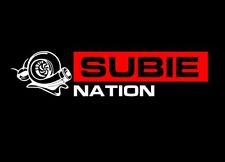 Subie Nation Turbo Snail Vinyl Decal Sticker For Subaru Impreza Wrx Sti Forester