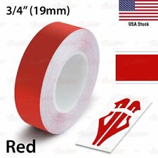 34 Roll Vinyl Pinstriping Pin Stripe Solid Line Car Tape Decal Stickers 19mm