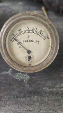 Vintage National Gauge And Equipment Co. Oil Pressure Gauge Rare