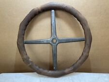 Vintage Wooden Steering Wheel Standard Motor Parts Company Chicago Usa