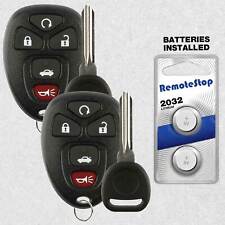 2 For 2008 2009 2010 2011 2012 Chevrolet Malibu Keyless Remote Car Fob Key