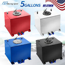 5gallon Coated Aluminum Fuel Cell Gas Tank Level Sender Racingdrifting 4color