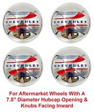 Set4 Hubcaps For 1941-1948 Chevy Car Truck W 7.5 Dia Hubcap Opening