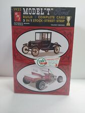 Amt 1925 Ford Model T Deluxe 3 In 1 Model Kit 125 Trophy Series 2 Full Cars New
