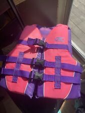 Obx Youth Life Jacket Pinkpurple 50-90 Lbs. 25-29 Inch Chest Size Type Iii Pfd