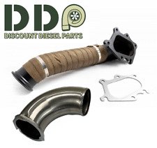 Ddp 3 Exhaust Pipe W Turbo Horn For 2001-2004 Chevy Gmc 6.6l Lb7 Duramax Diesel