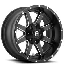 17 18 20 22 24 Fuel Wheels D538 Maverick Black Milled Off-road Rims 4pcs