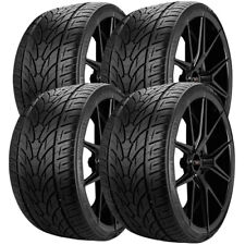 Qty 4 26535zr22 Lionhart Lh-ten 102w Xl Black Wall Tires